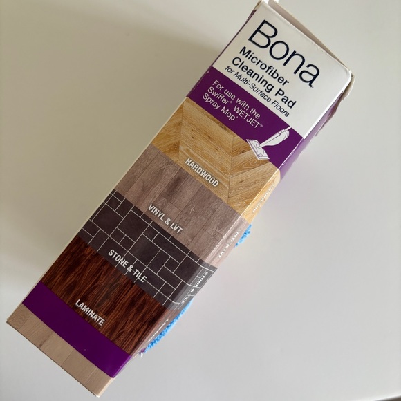 Bona Replacement Microfiber Cleaning Refill Pads For Swiffer WetJet Mop 3 Pcs - Picture 4 of 10